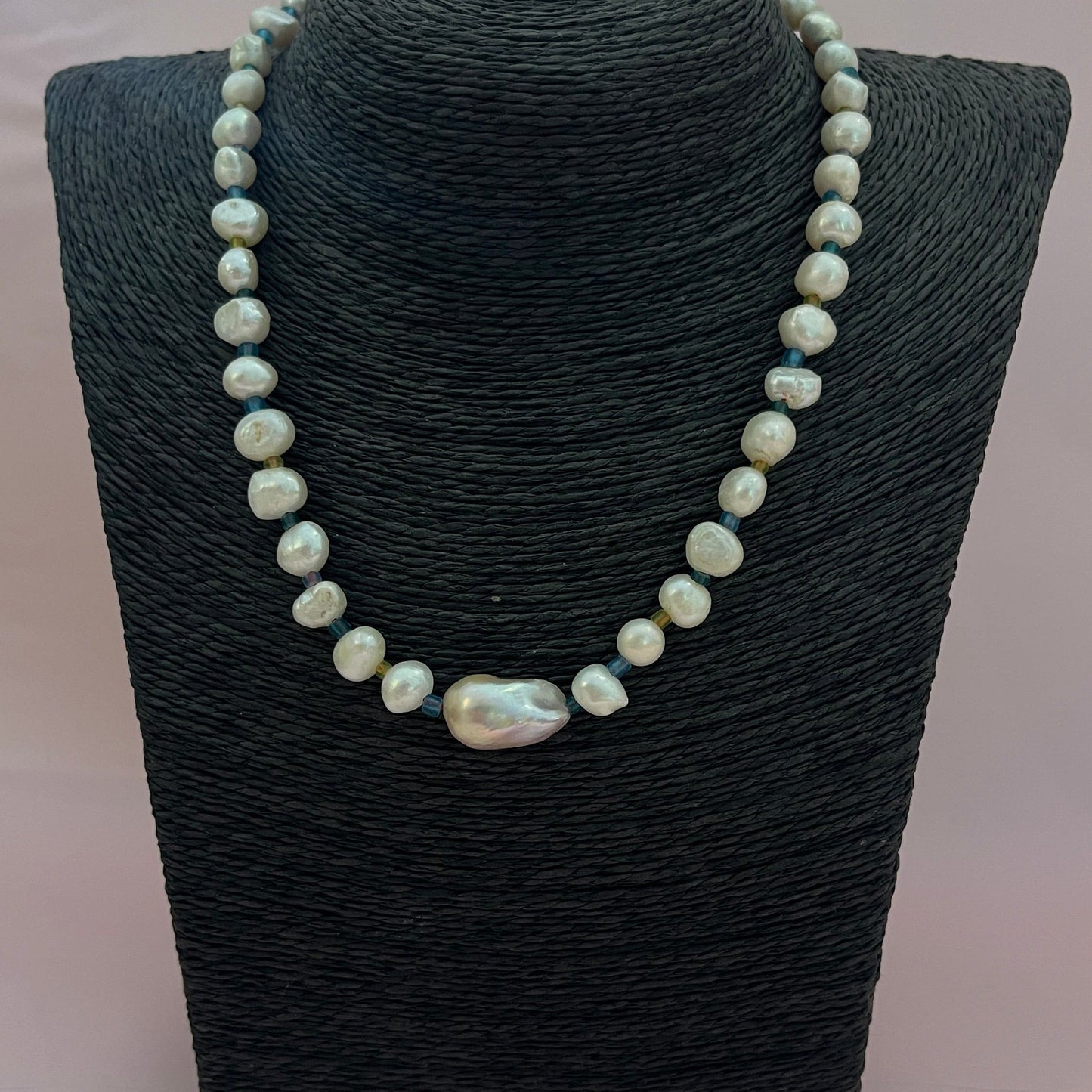 Rainbow Pearl Necklace