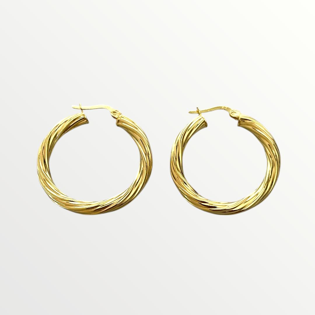 Twirl Hoops (Medium)