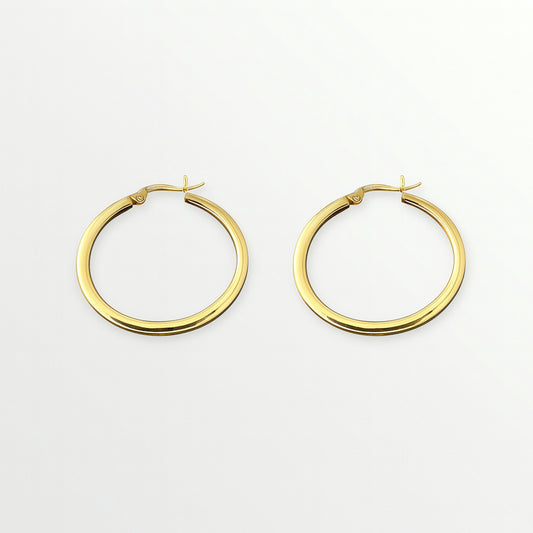 Side Oval Hoops