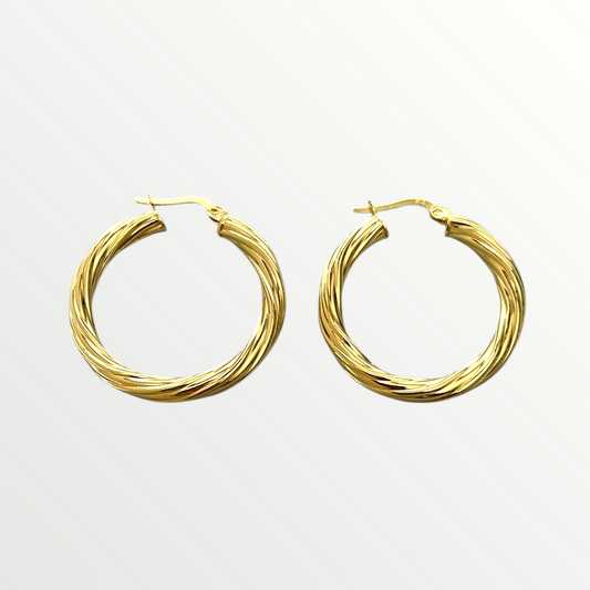 Twirl Hoops (Medium)